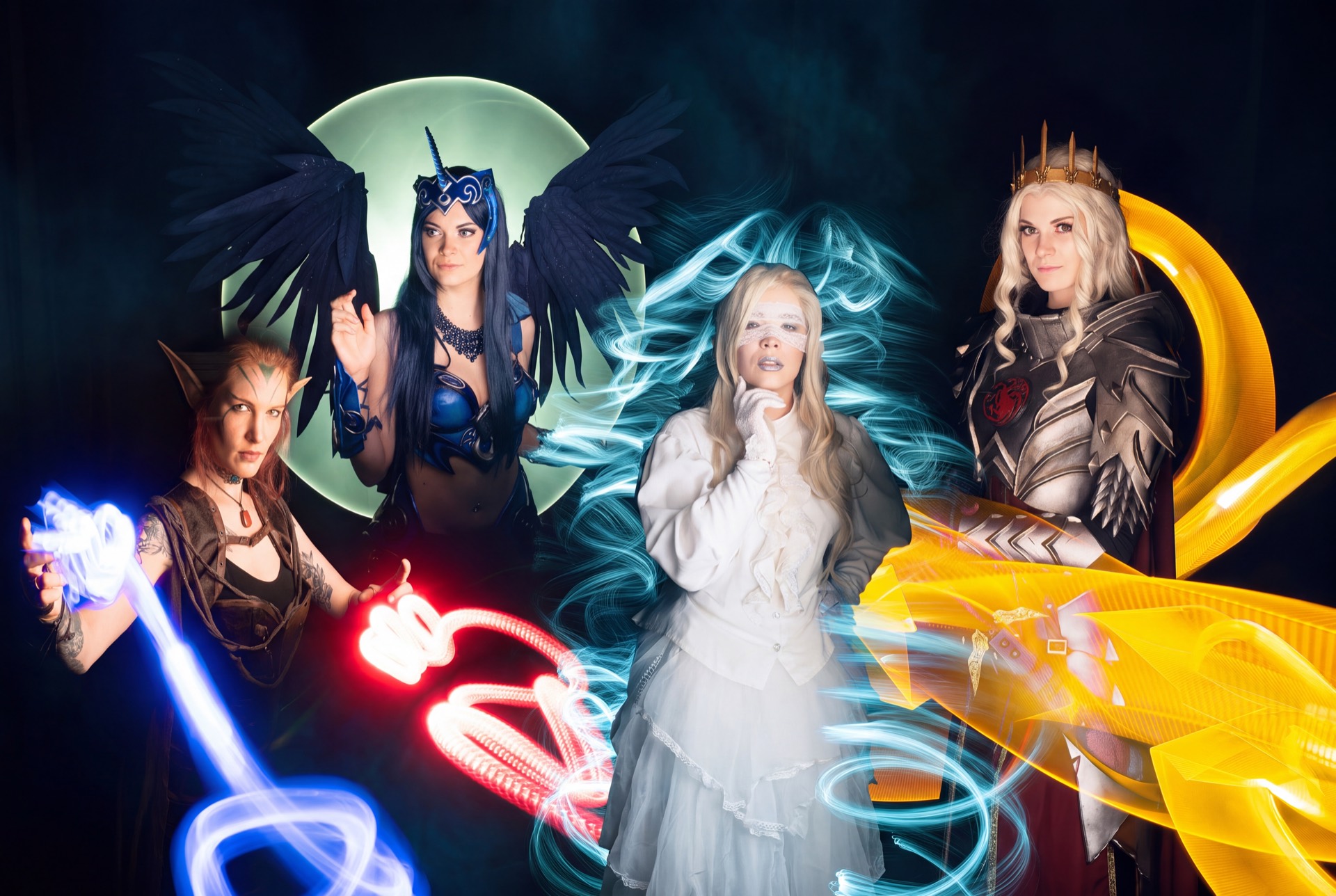 Photokina — Light-Painting-Fotobox auf dem zentralen Platz der Fotomesse