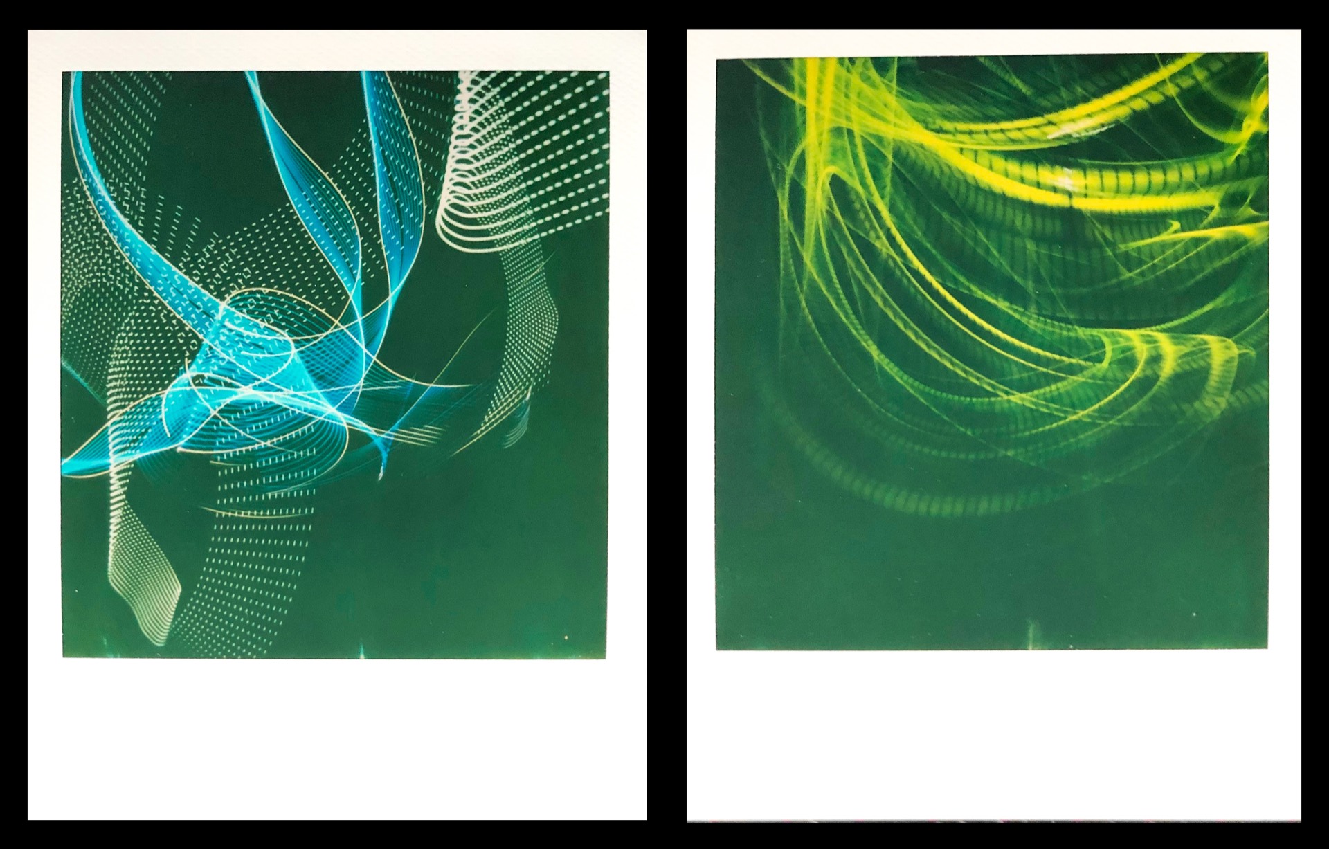 Polaroid — Light Painting auf analogem Sofortbildfilm